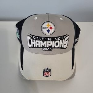 Reebok Pittsburgh Steelers 2008 conference champions hat